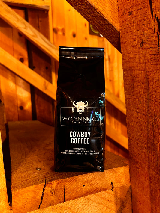 Wooden Nickel Cowboy Flavor Ground Coffee